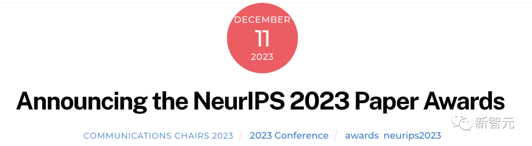 NeurIPS 2023大奖出炉！OpenAI联创Ilya获时间检验奖，谷歌170+篇霸榜