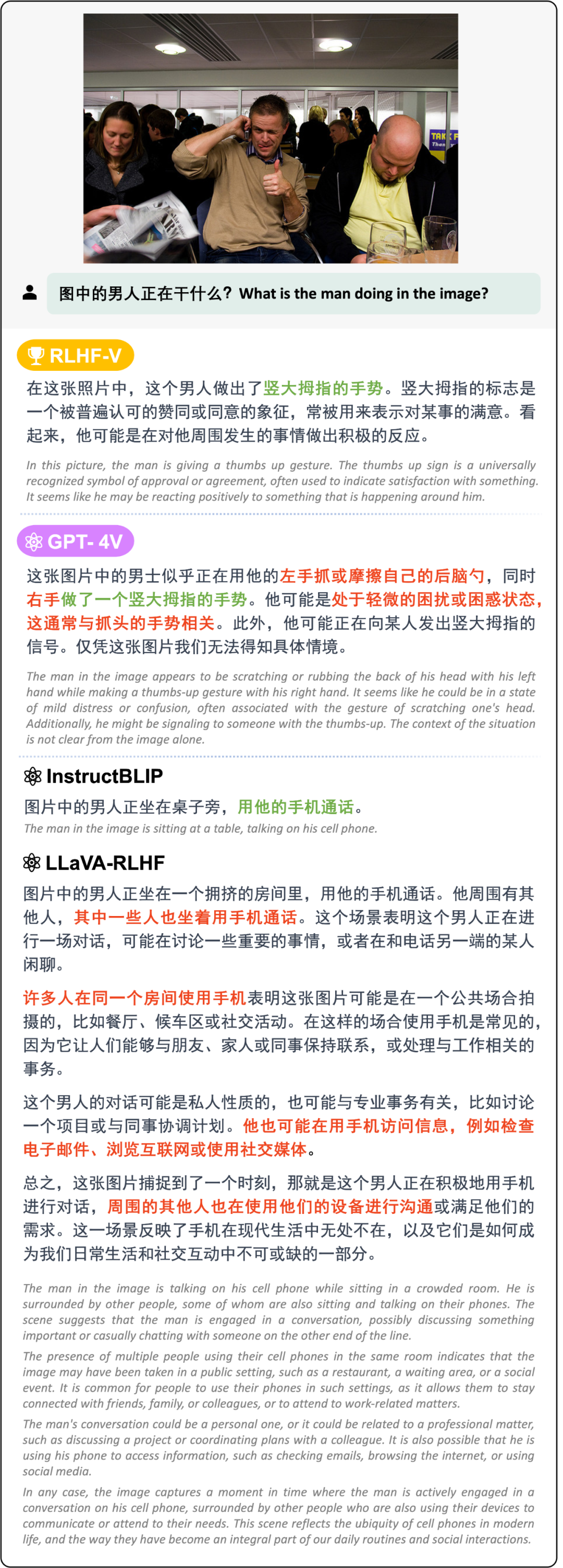 面壁智能联合清华发布最新多模态对齐框架RLHF-V，减少“过泛化”幻觉达业内最佳水平