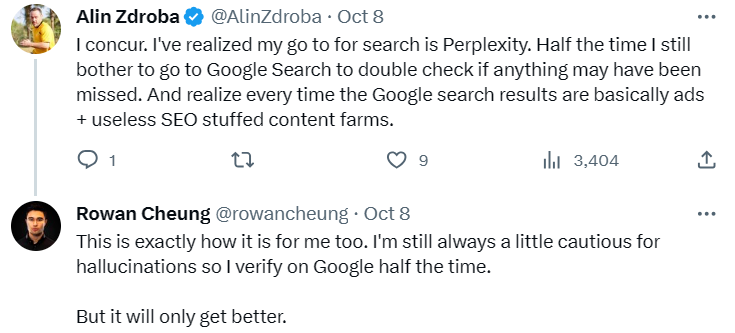 你们有什么底气和谷歌叫板？Perplexity AI CEO回应质疑