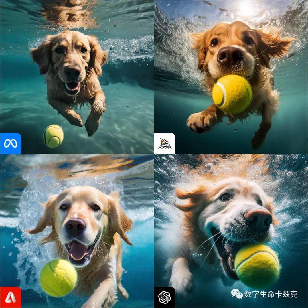 四大巨头的AI绘图模型综合评测 - 写在Meta Imagine上线后