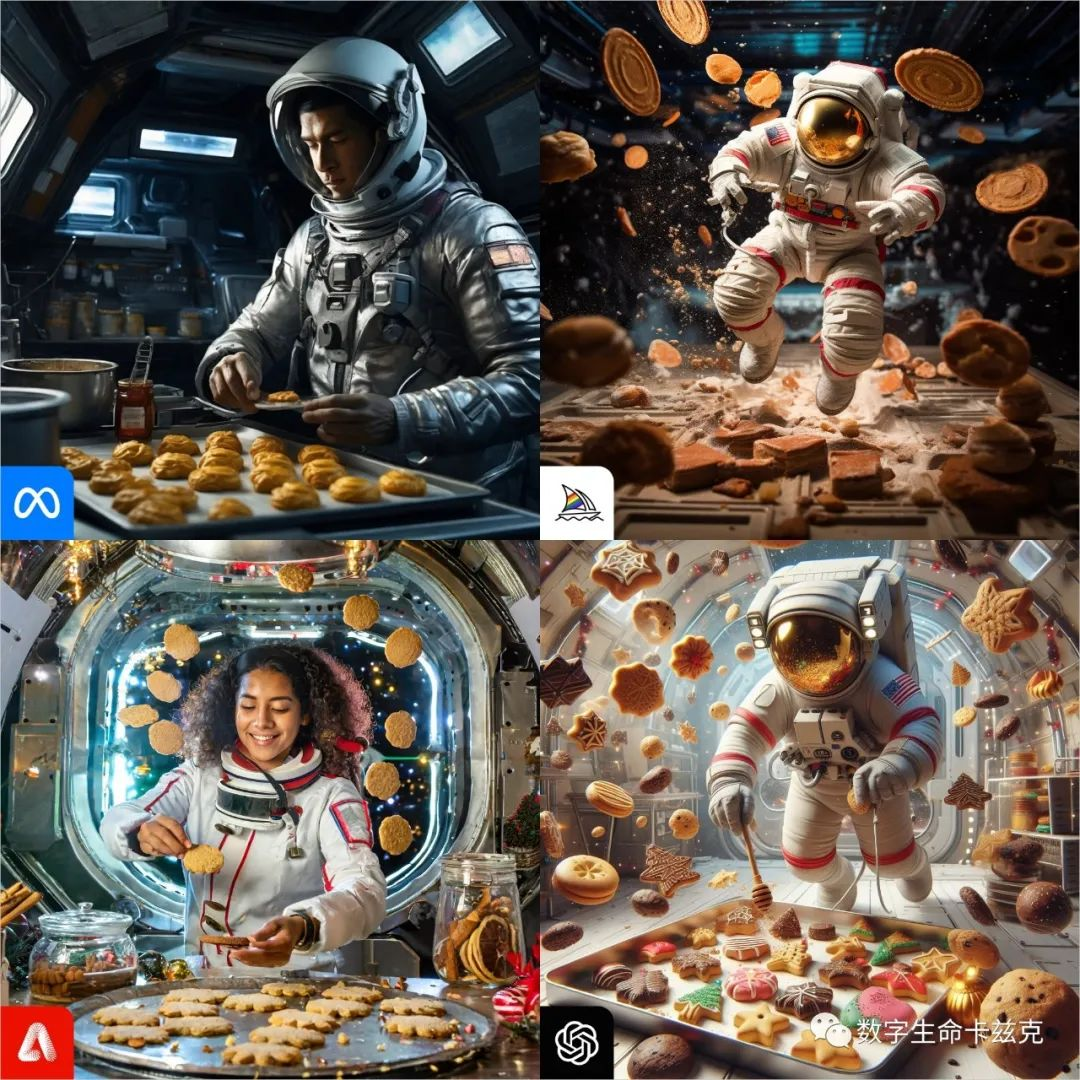四大巨头的AI绘图模型综合评测 - 写在Meta Imagine上线后