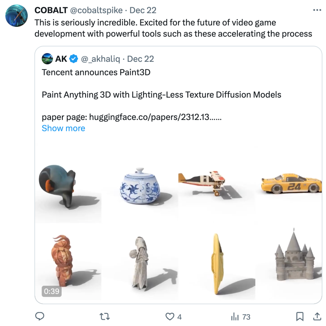 给3D资产生成高清纹理，腾讯让AI扩充游戏皮肤