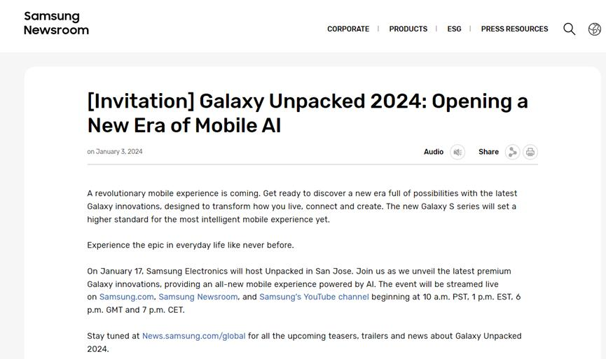 三星打响“AI手机”第一枪，2024会是AI终端元年吗？