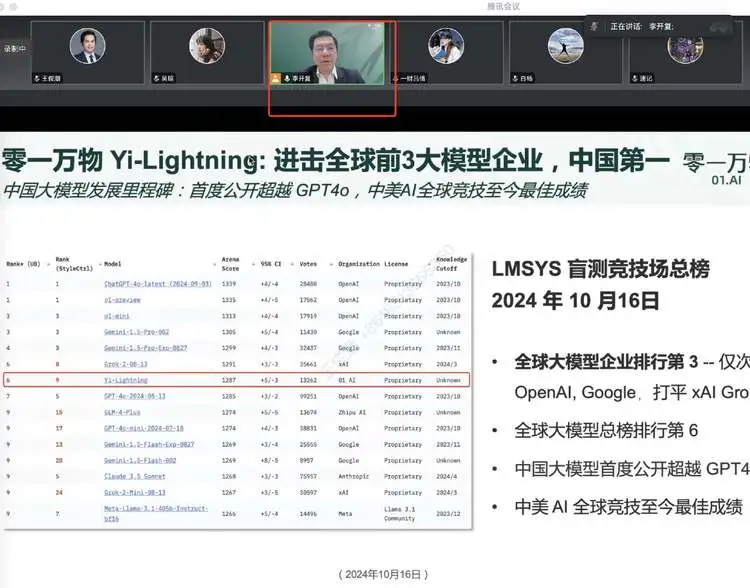 对话李开复：零一万物融的钱够做预训练，我做toB不会亏钱