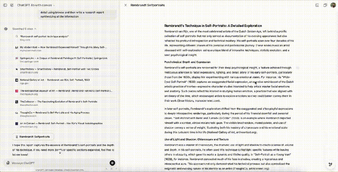 OpenAI发布新交互界面Canvas： 与ChatGPT一起写作编程，对标Claude Artifacts