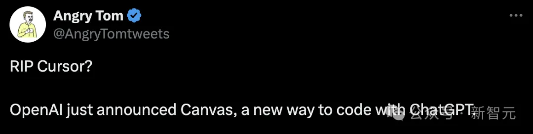 OpenAI发布新交互界面Canvas： 与ChatGPT一起写作编程，对标Claude Artifacts
