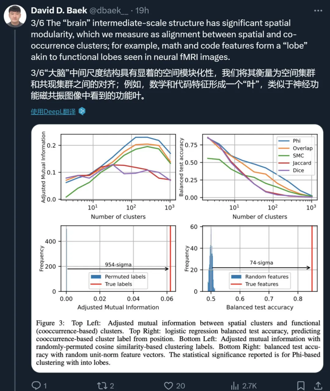 AI自己「长出」了类似大脑的「脑叶」？新研究揭示LLM特征的惊人几何结构