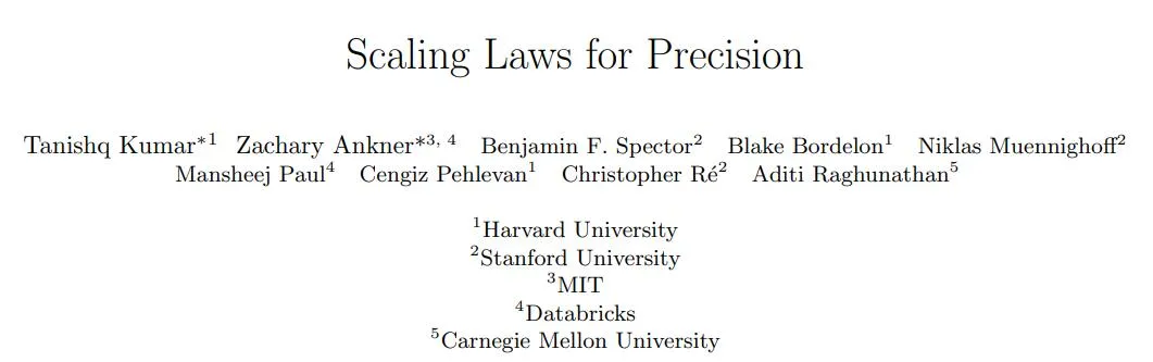 Scaling Laws终结，量化无用，AI大佬都在审视这篇论文