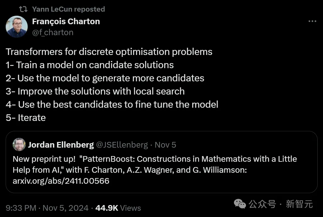 Transformer打破三十年数学猜想！Meta研究者用AI给出反例，算法杀手攻克数学难题