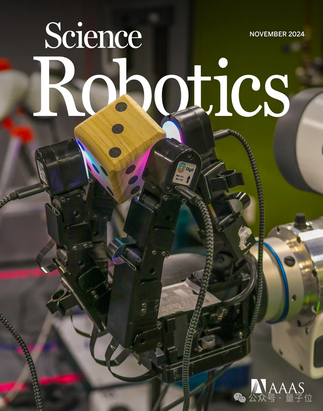 Meta最新触觉机械手登Science子刊封面，操作未知物体精度最高提升94%