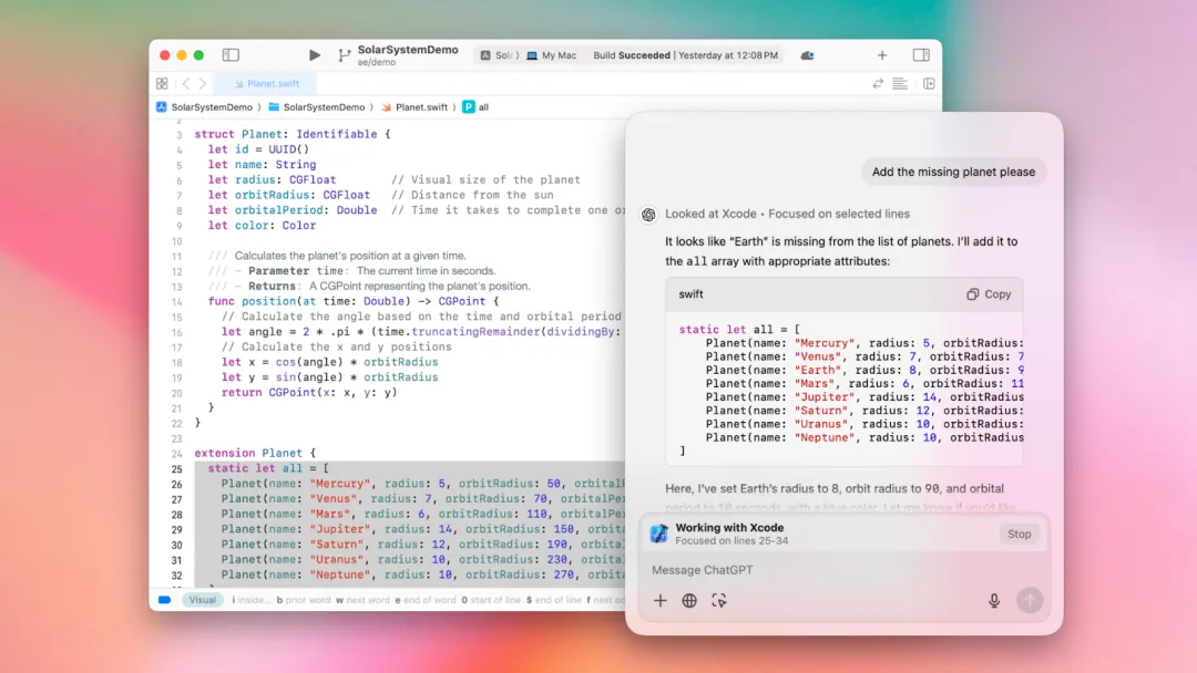ChatGPT深夜两弹更新！macOS版联动三款IDE无缝编程，Windows版全量上线