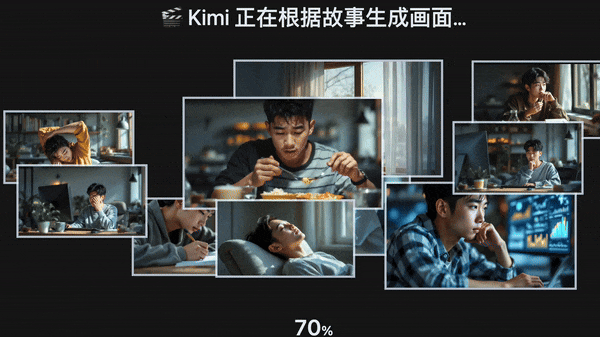 Kimi 首个多模态功能体验，AI 一键为音乐生成 MV，月之暗面不再只卷长文本