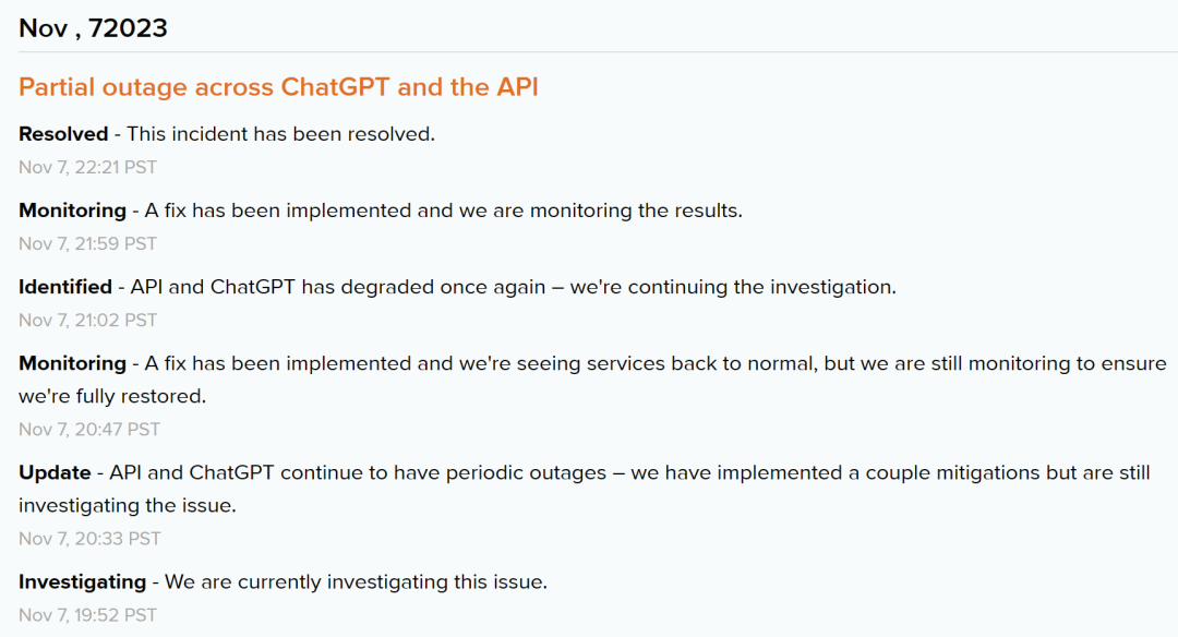 新版 ChatGPT 太火爆，导致宕机两小时？用户崩溃：“我明天 9 点 DDL，快修好啊！”