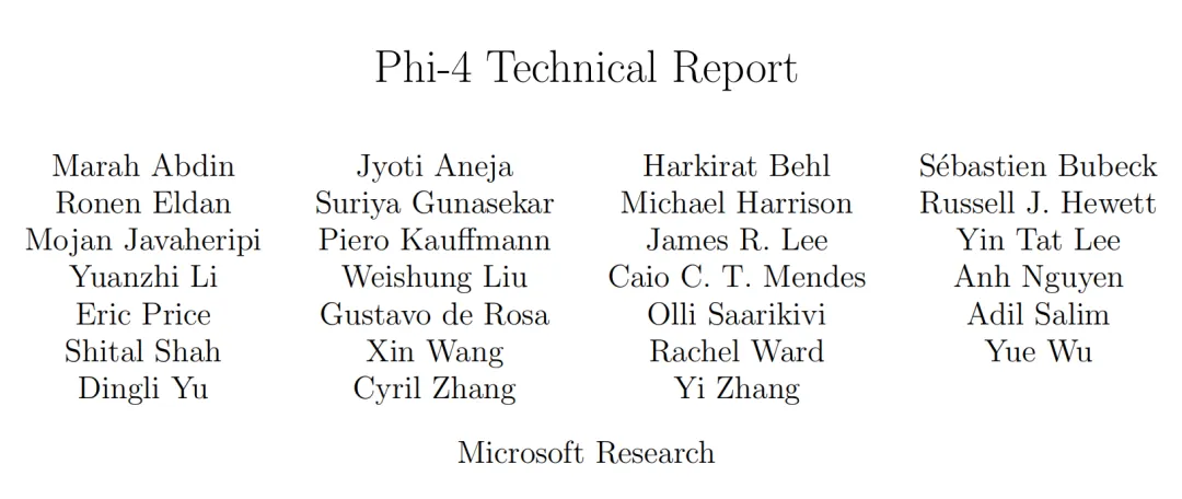 微软Phi-4封神，14B小模型数学击败GPT-4o！合成数据占比40%，36页技术报告出炉