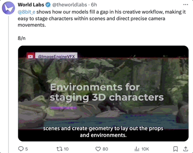 李飞飞空间智能首秀：AI靠单图生成3D世界，可探索，遵循基本物理几何规则