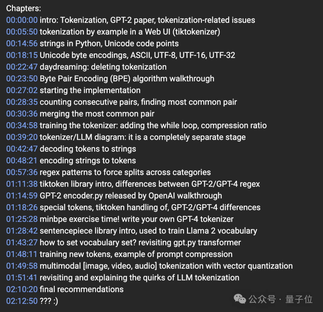 Karpathy新视频又火了：从头构建GPT Tokenizer
