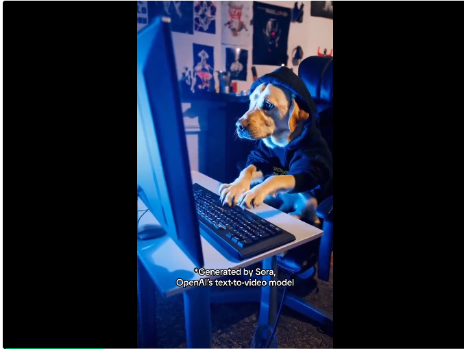 Sora新视频只发TikTok：OpenAI 4天涨粉10万