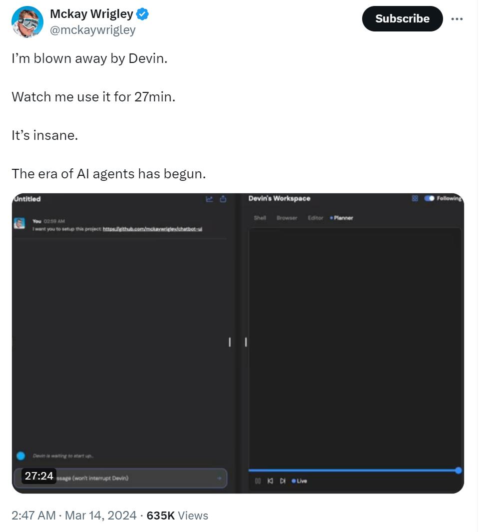 AI程序员Devin：通过了面试，但不一定适合职场