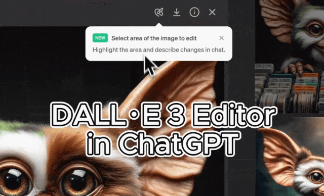 可编辑的DALL·E 3要来了？一句话就能PS图片