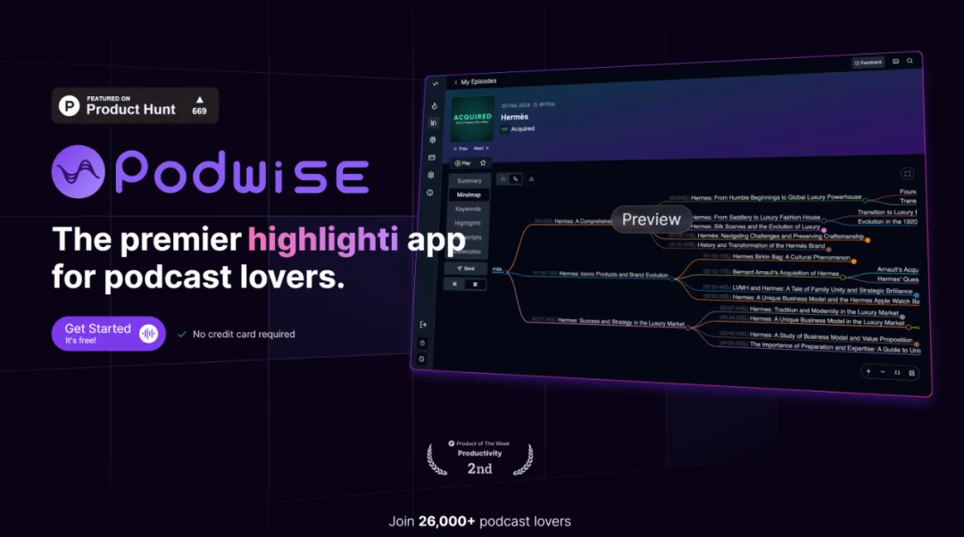 AI 播客应用 Podwise 三万字复盘：两个月 1.2 万美元 ARR 之路