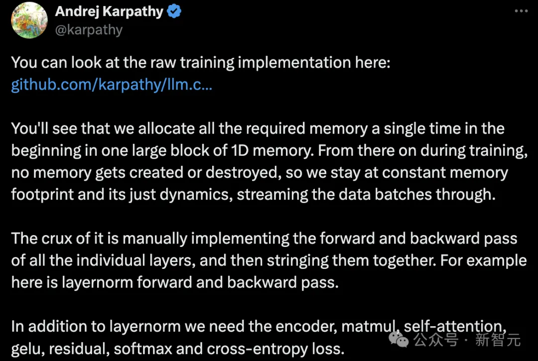 1000行C语言搓出GPT-2！AI大神Karpathy新项目刚上线就狂揽2.5k星