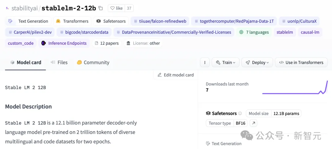120亿Stable LM 2上线即开源！2万亿token训练，碾压Llama 2 70B