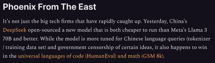“美国最该尴尬的，是今天中国开源模型们重大的贡献”