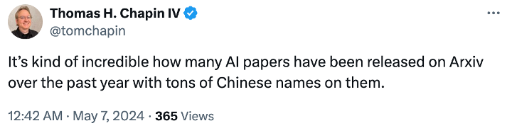 “美国最该尴尬的，是今天中国开源模型们重大的贡献”