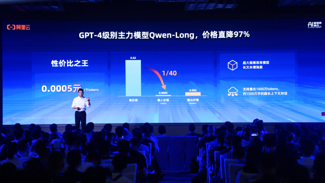 击穿全网底价，通义千问GPT-4级大模型直降97%！1块钱能买200万tokens