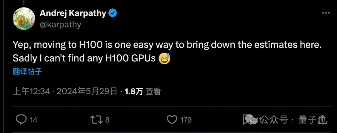 Karpathy新教程爆火，网友抢着送他H100：从头复现GPT-2训练 