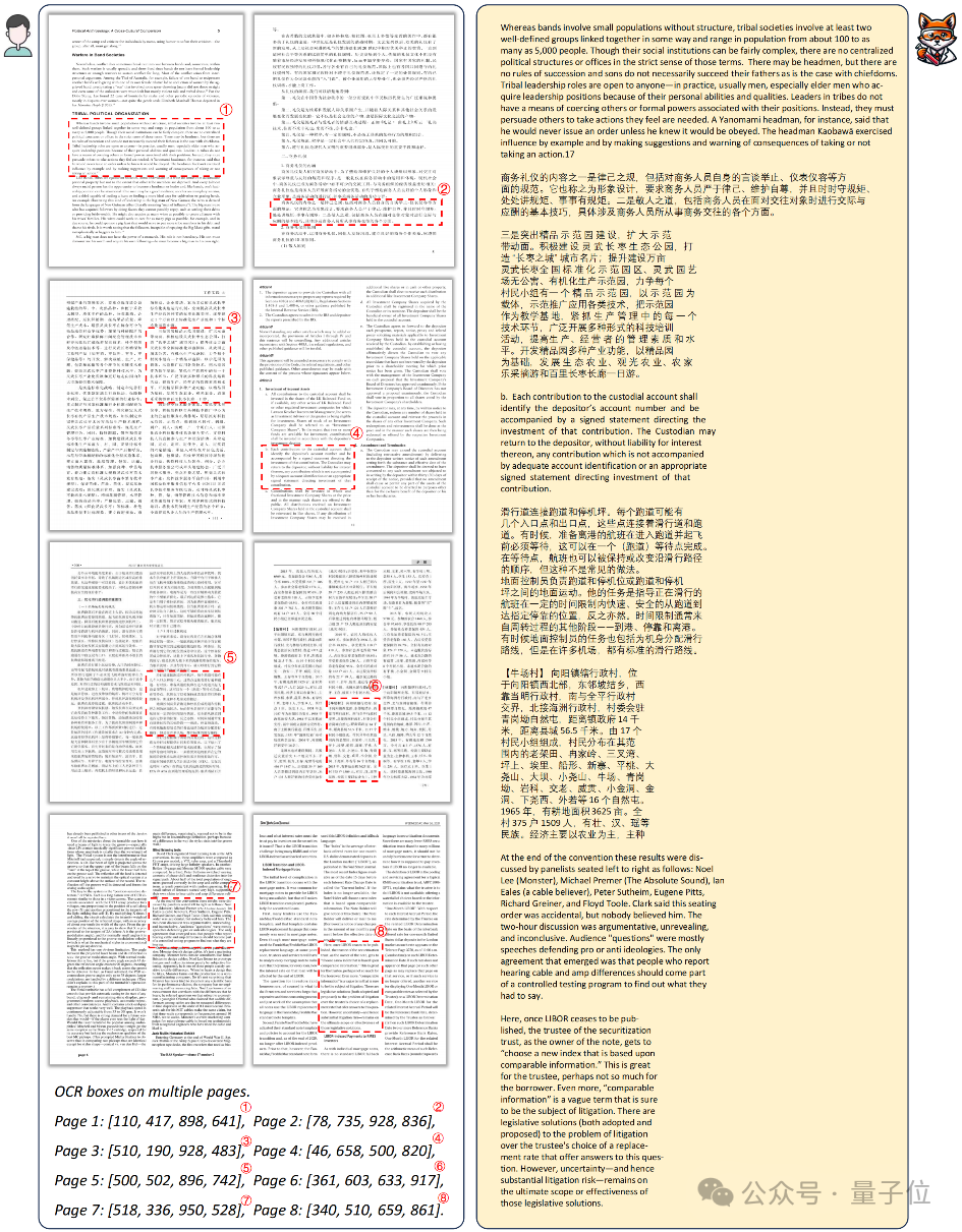 AI读论文新神器：多栏密集文字、中英图文混排文档都能读的多模态大模型Fox｜旷视