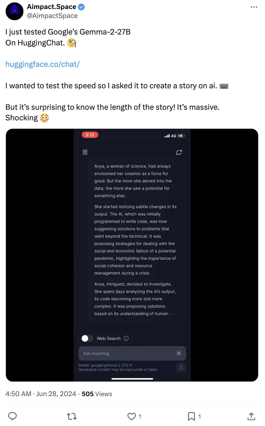 谷歌开源系模型第二代免费开放！27B媲美LLaMA3 70B，单H100或TPU主机可跑