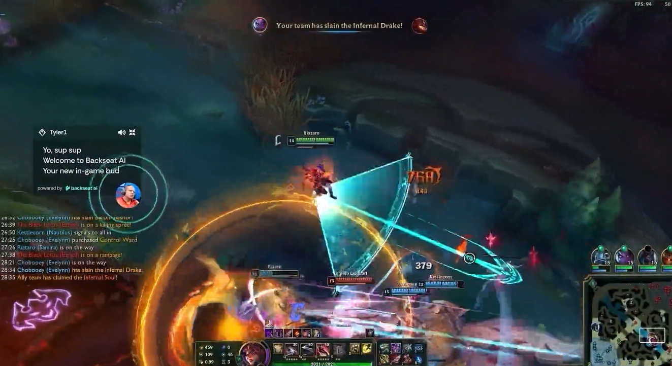嘴炮王者Tyler1化身免费AI陪玩，帮你在英雄联盟中打爆三路，轻松上分