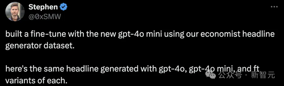 GPT-4o mini实力霸榜，限时2个月微调不花钱！每天200万训练token免费薅 