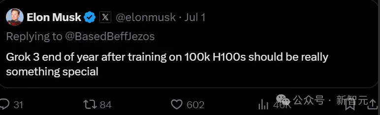 马斯克豪掷40亿购10万张H100训Grok 3！自曝Grok 2下月上线，巨额博弈剑指OpenAI