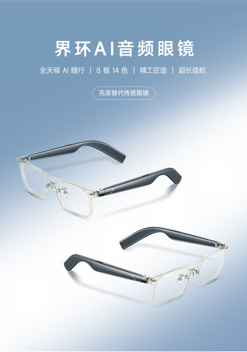大模型引爆AI音频眼镜，科技巨头跑步入场