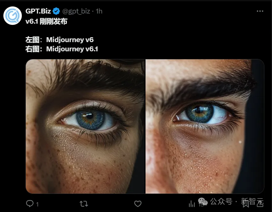 Midjourney V6.1再进化！人像逼真细节拉满，摄影级画面秒生成