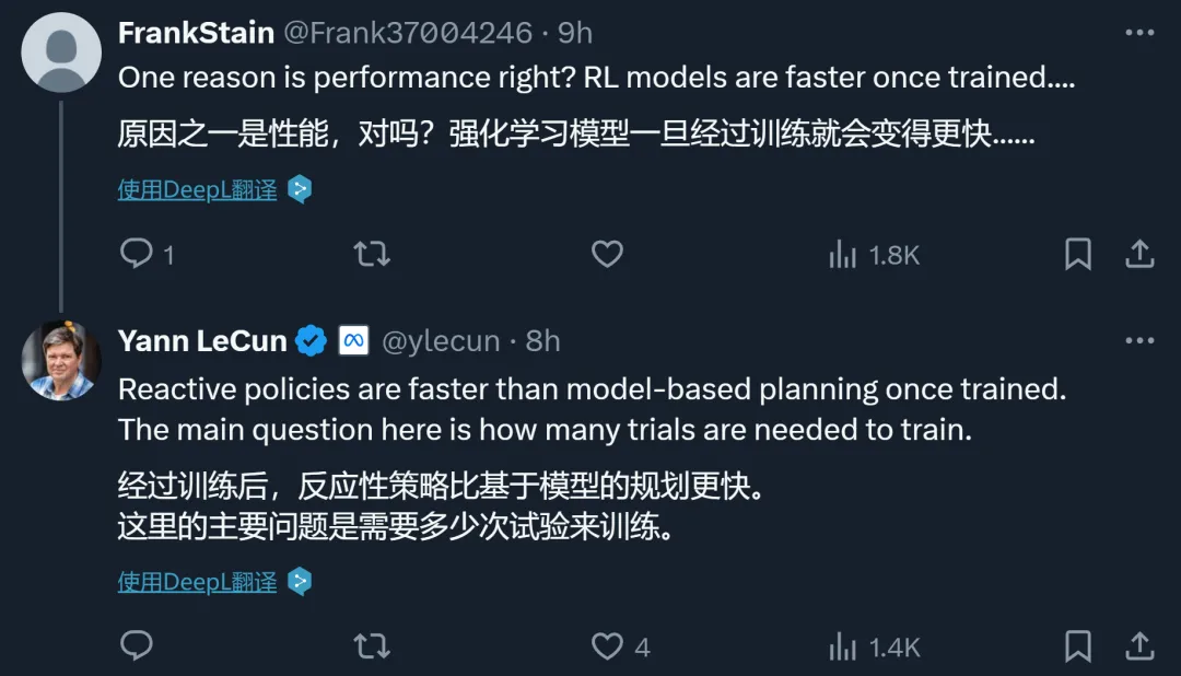 Yann LeCun不看好强化学习：「我确实更喜欢 MPC」
