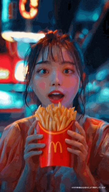 麦当劳用 11 个 AI 美女给薯条带货：马斯克点赞，网友狂喷，这锅 AI 不背