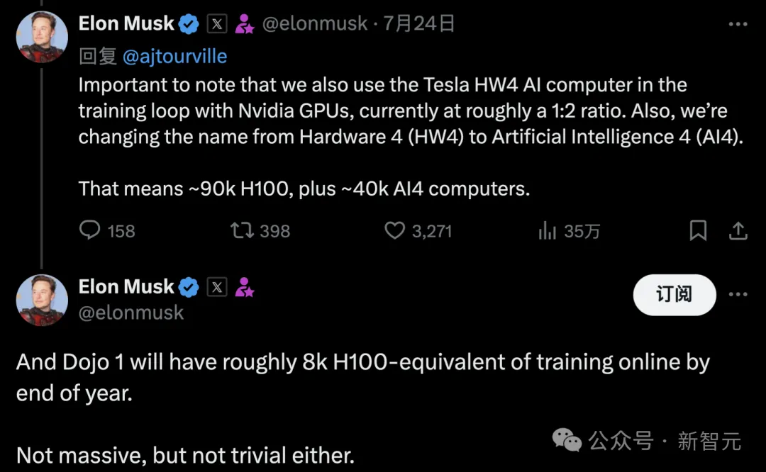 买不到GPU，马斯克自曝AI巨兽Dojo！自研超算挑战英伟达，约等于8千块H100