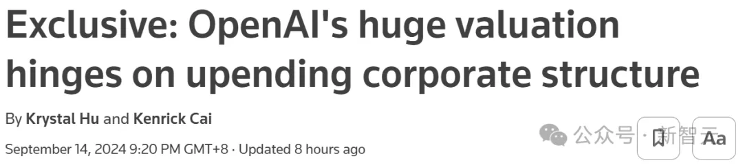 拯救OpenAI 1500亿估值，就靠o1了？全新Scaling Law终结奥特曼「非营利游戏」