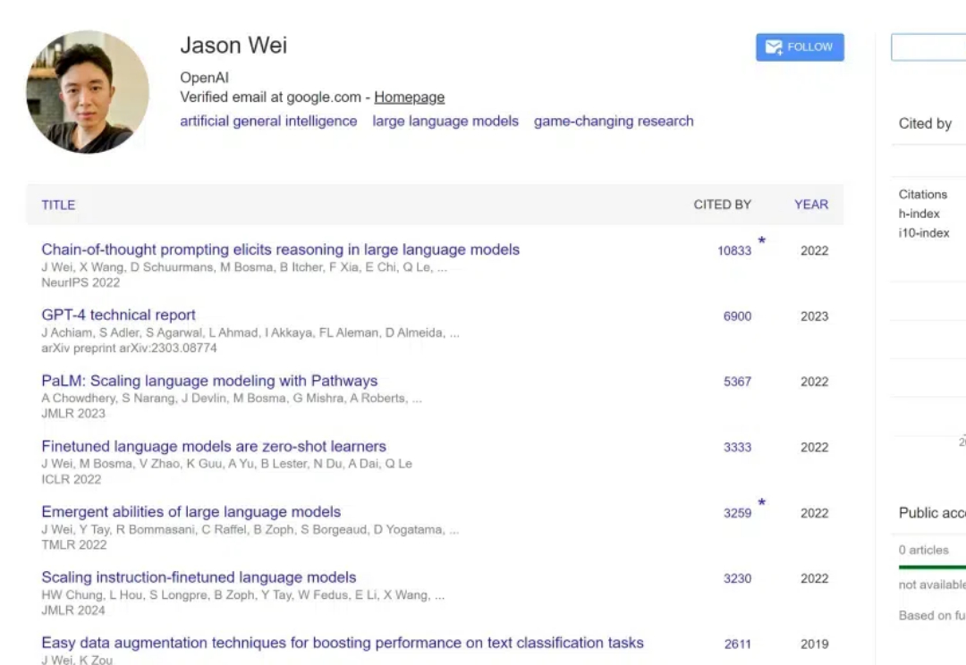 Just keep scaling！思维链作者Jason Wei 40分钟讲座剖析LLM扩展范式