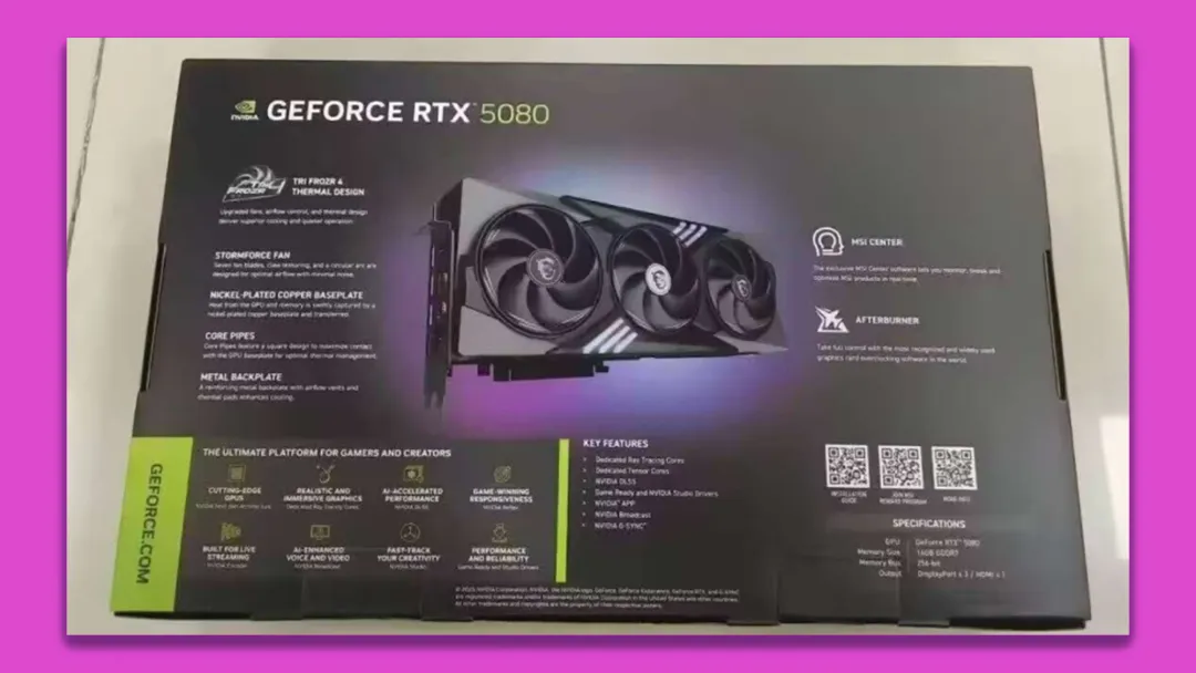 英伟达RTX5090规格曝光，自带32GB GDDR7内存
