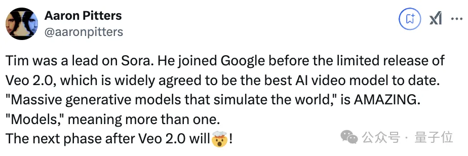 Sora核心作者掌舵，谷歌世界模型新团队全球招募：百万底薪起步