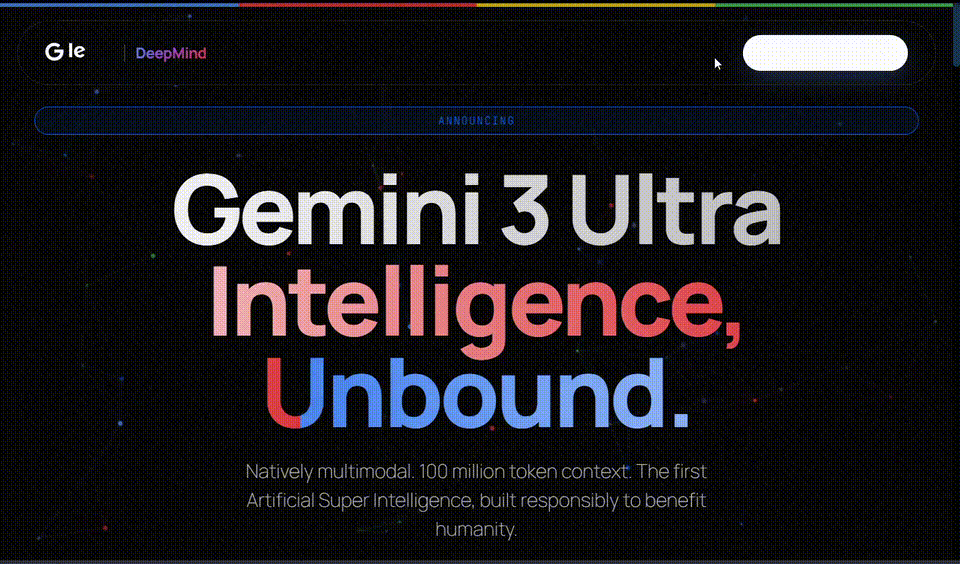 谷歌Gemini 3.0「全家桶」年度压轴，前端不再需要人类！下周王者降临
