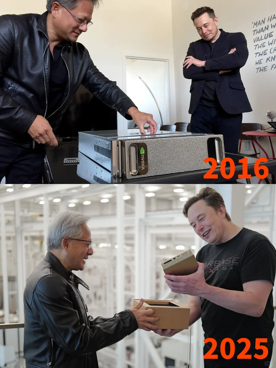 时隔 9 年，黄仁勋再次给马斯克送货上门，跳票大半年的 AI 个人超算终于来了