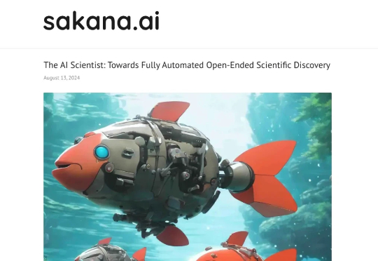 速递｜OpenAI 日本竞争对手 Sakana 正洽谈以 25 亿美元估值融资