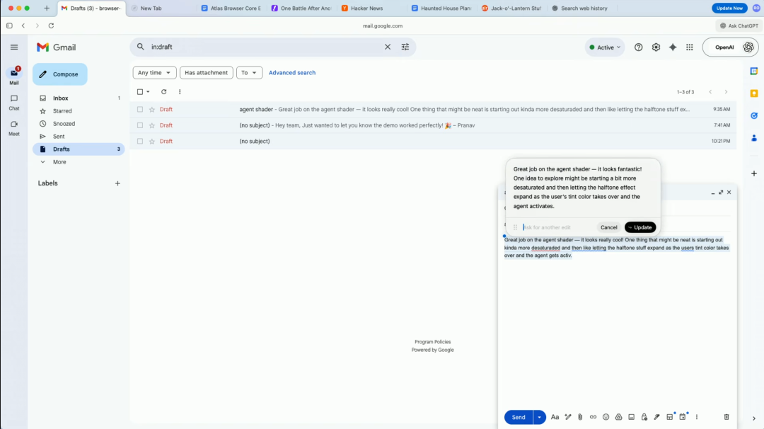 只用 ChatGPT 帮你上网，OpenAI 的 Agent 浏览器 Atlas 来了