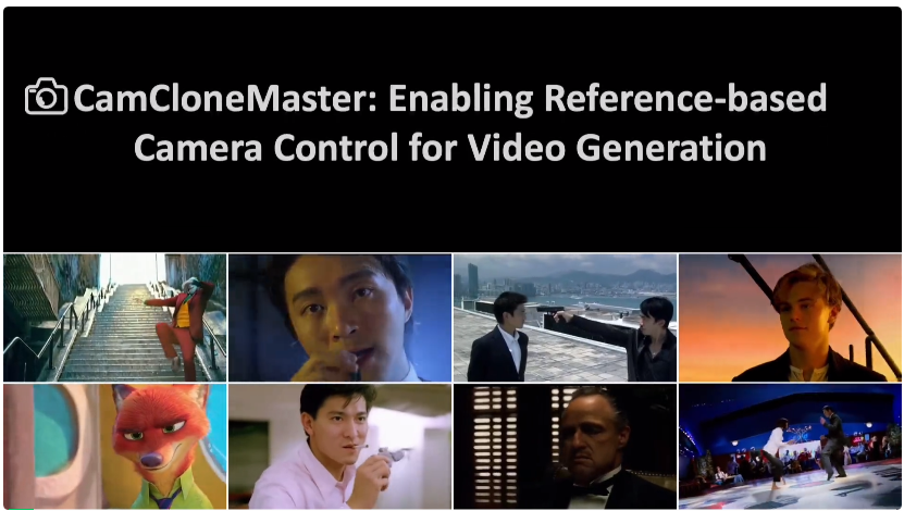 SIGGRAPH Asia 2025｜电影级运镜一键克隆！港中文&快手可灵团队发布CamCloneMaster