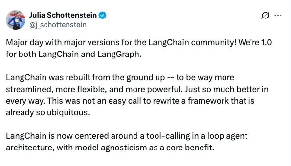 LangChain 彻底重写:从开源副业到独角兽,一次“核心迁移”干到 12.5 亿估值